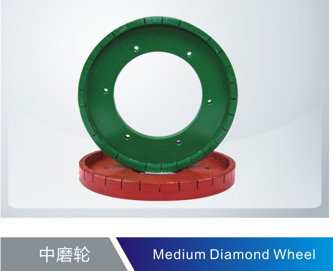 Wet diamond squaring wheel