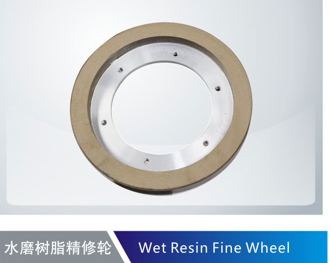 Wet resin squaring wheel