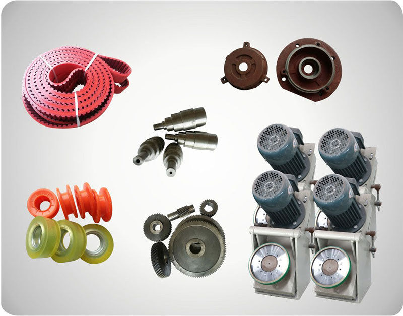 Spare parts of ceramic machines