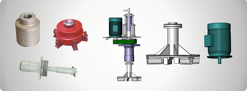 Spare parts of ceramic machines